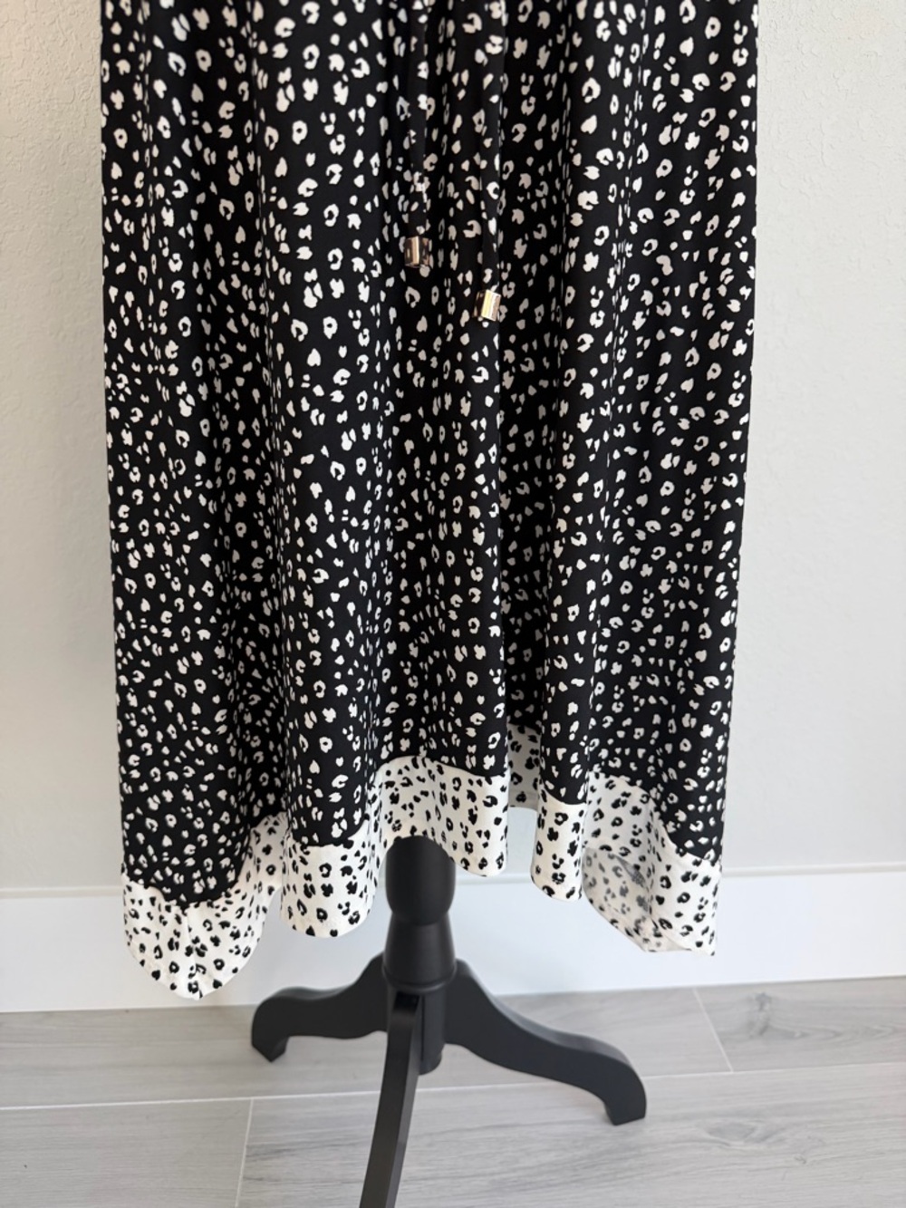 EUC WHBM Darling Black and White Animal Print‎ Dress, Small - Picture 10 of 16